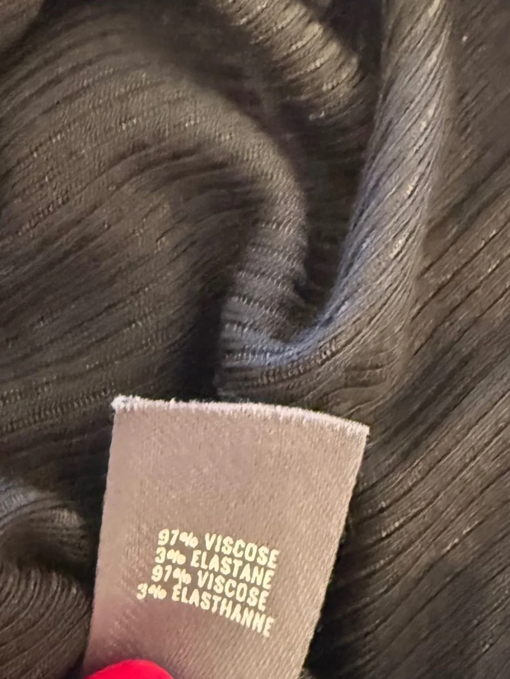 Brand New AERIE Black Ribbed Bodysuit - Size Large
